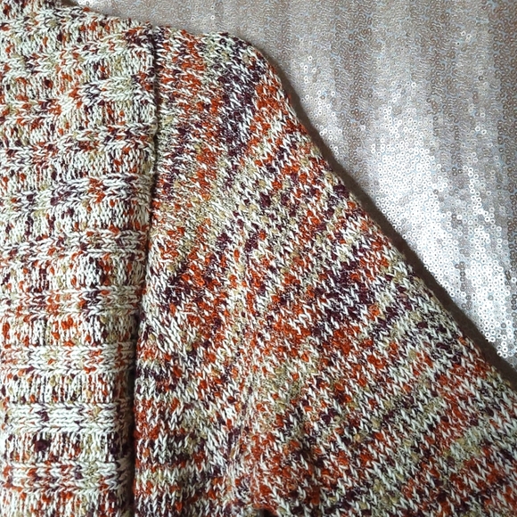 Coldwater Creek BNWT PL duster cardigan - Ivory Multi - Picture 3 of 9